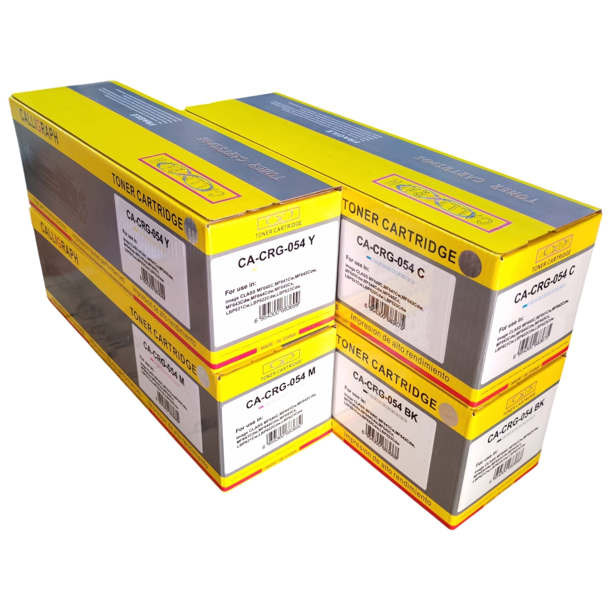 Canon CRG-054 Muadil Toner Seti (4 Renk)